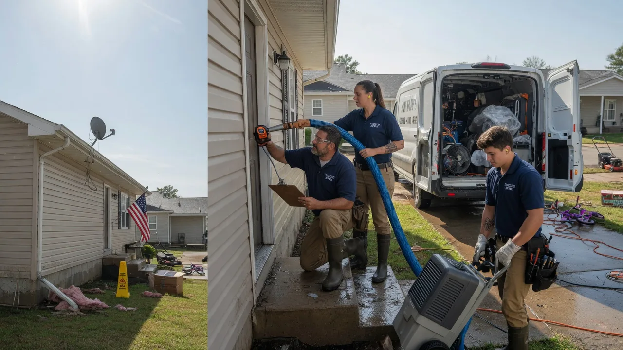 Ceiling Water Damage Restoration in Mount Vernon, IA near me